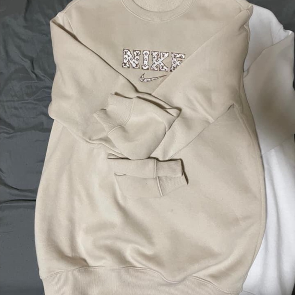 Perfect fall Bundle nike sweatsuit and sweater custom made
